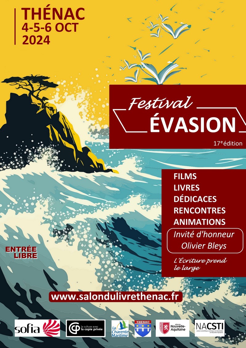 Affiche Festival Evasion oct 2024 Thénac 17