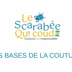 Logo Scarabée qui coud Thénac 17