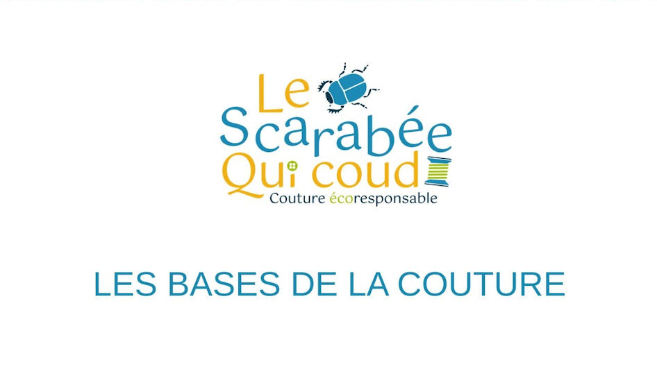 Logo Scarabée qui coud Thénac 17